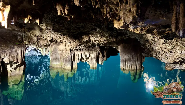 cenote 7 bocas en la ruta de cenotes