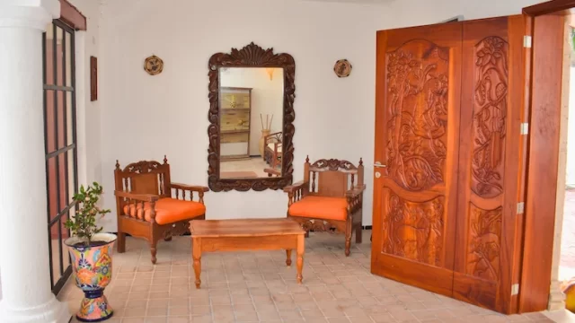 casa vacacional frente al mar