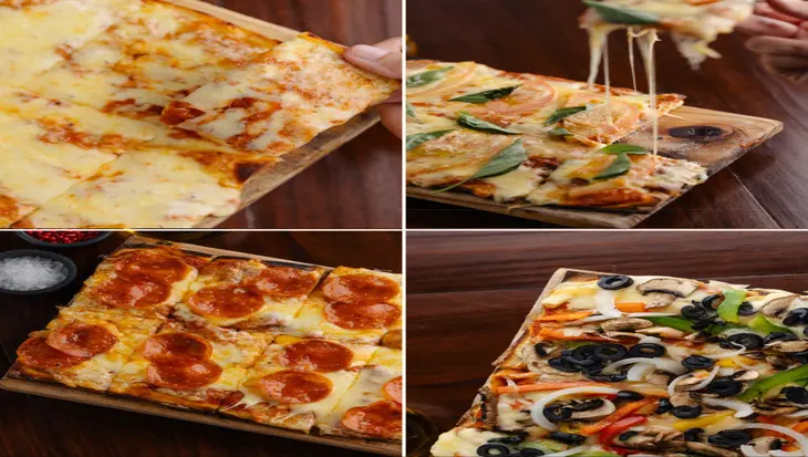 variedad de pizzas