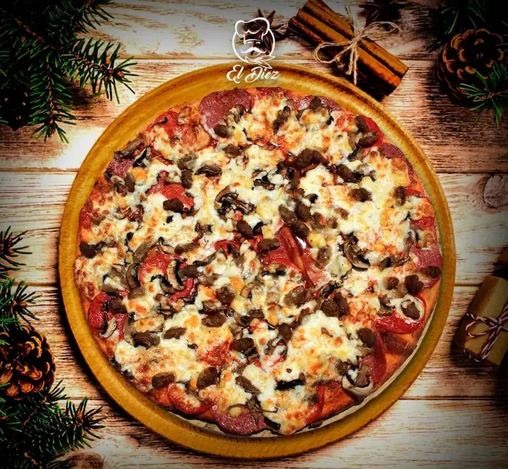 Pizza a domicilio en Puerto Morelos | El Diez