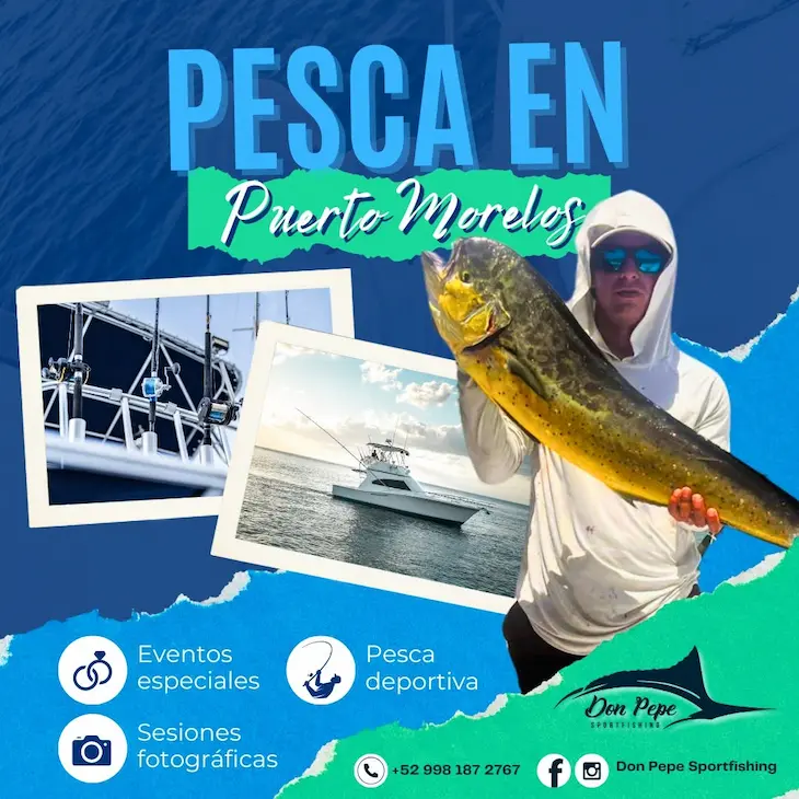 pesca en puerto morelos
