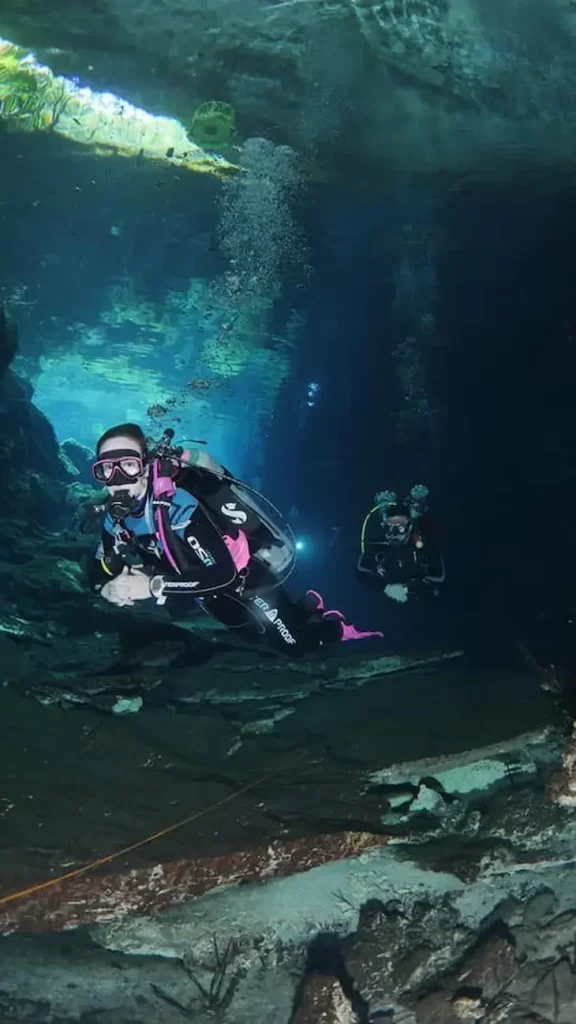 buceo en cenote