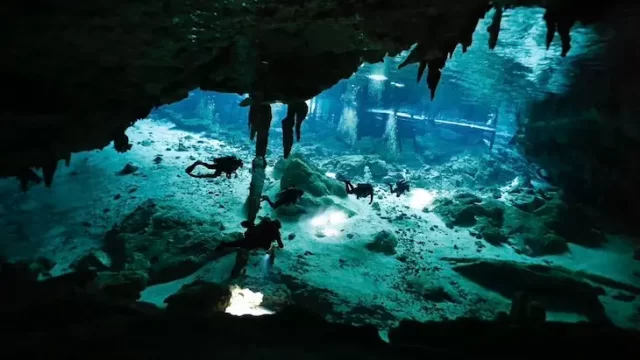 buceo en cenotes xtabay