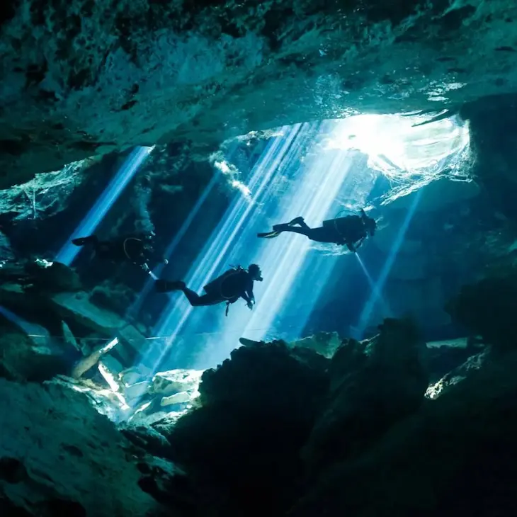 buceo en cenotes